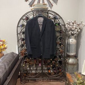 Harve Benard Men's Black Corduroy Blazer